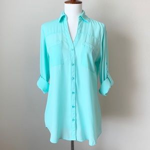 Express Semi-Sheer Blouse - Size S